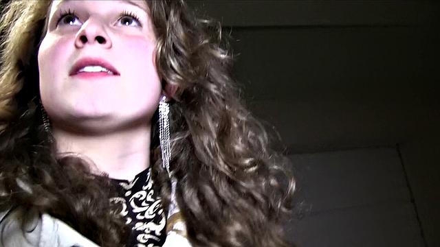 A bald 18-year-old gymnast bang hard in changing room