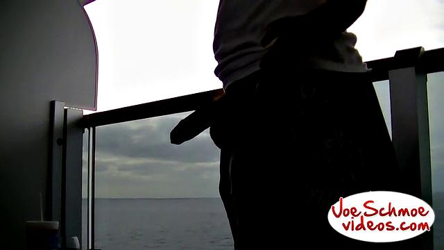 Brian gets his cock sucked on a boat