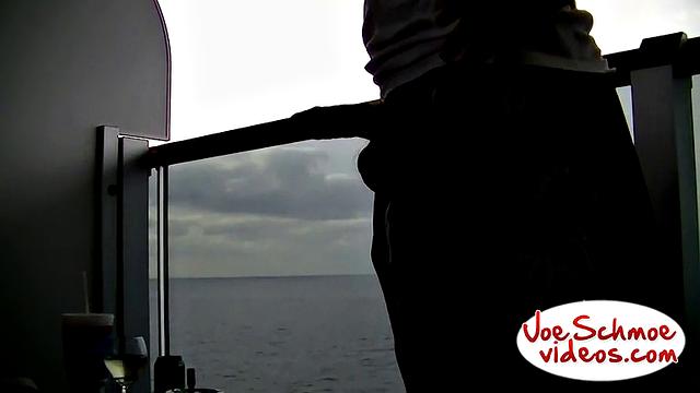 Brian gets his cock sucked on a boat