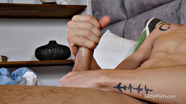 Xander Gomez gets nailed hard in a wild gay fuck session