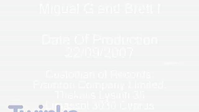 Miguel G and Brett I - Video 1