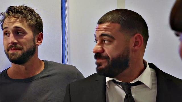 Trans beauty in group sex with perverted fuckers