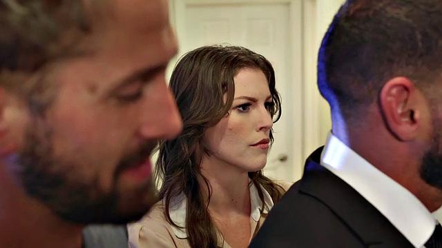 Trans beauty in group sex with perverted fuckers