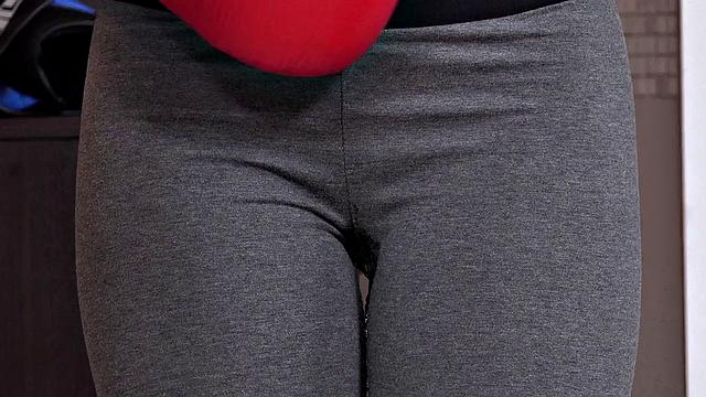 Redhead Gets DRENCHED In Piss By Personal Trainer