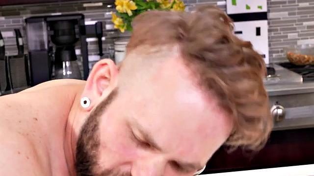 Fisting gay chef fists and bareback fucks kitchen helper