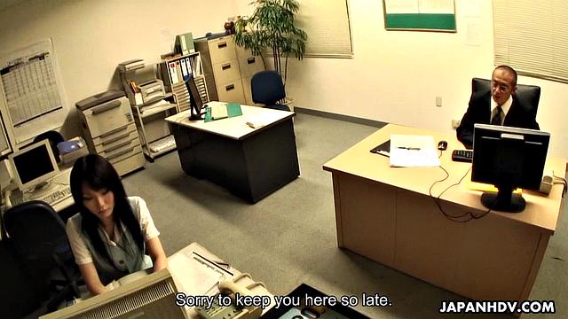 Ruri Shinohara with her manager hard