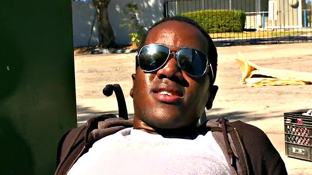 Nubian stud picked up and fucked in public outdoor