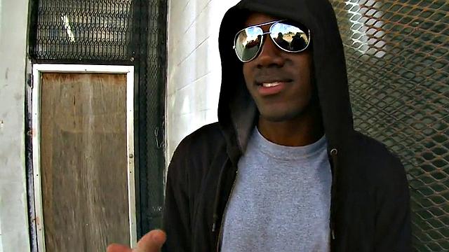 Nubian stud picked up and fucked in public outdoor