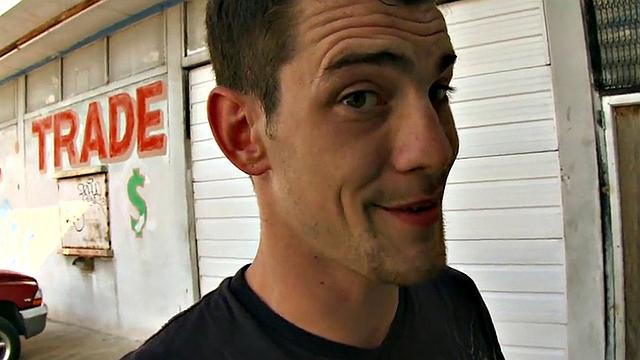 Nubian stud picked up and fucked in public outdoor