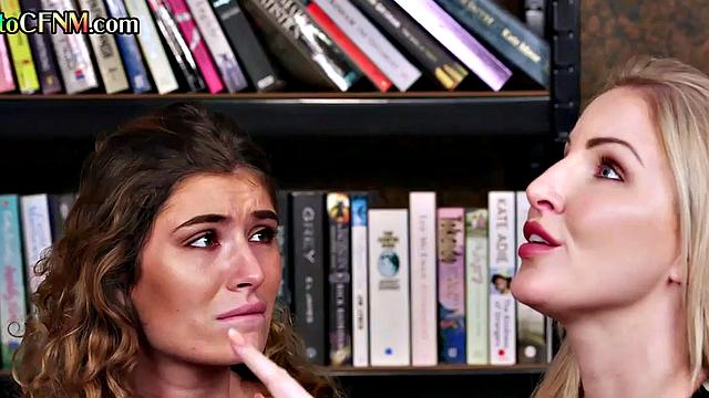 CFNM amateur British femdom joins 21yo in 3some HJ