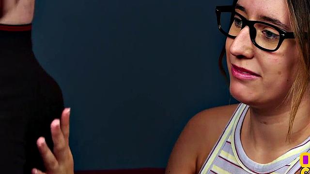 Spex CFNM spoils lad