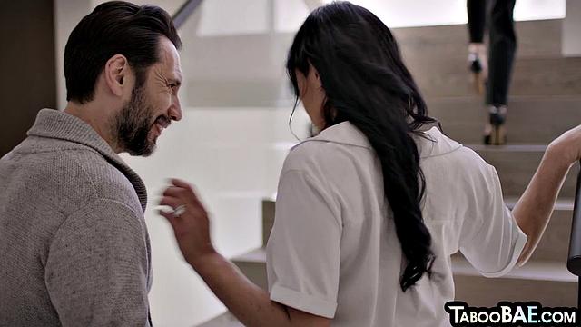 Blonde babe bouncing on lover cock