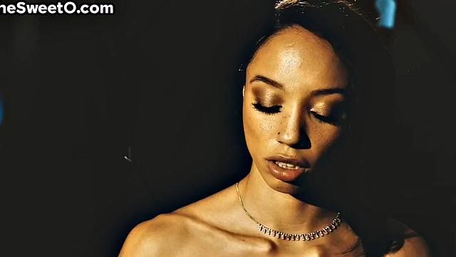 Stunning ebony smashed by her BF