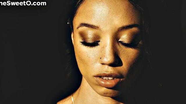 Stunning ebony smashed by her BF