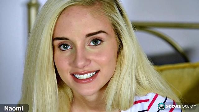 Georgia peach Naomi sits down for an interview before stripping naked and