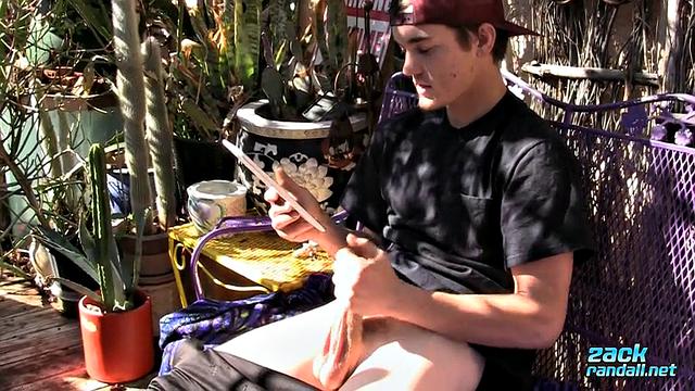 Hetero Guy Jerking Off in the Sun - Lucas Daniels