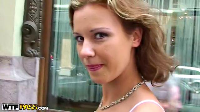 Beautiful girl in outdoor porn