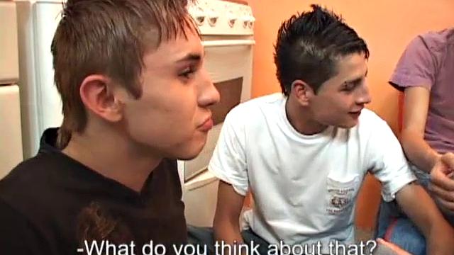 Шестеро латиносов сходят с ума от жёсткого гей-групповухи без резины