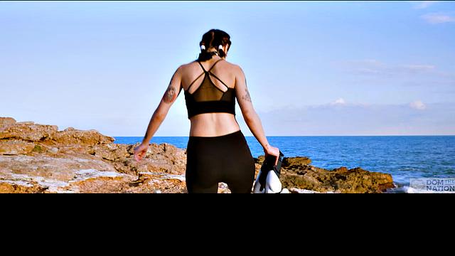 Gagging on cock and eating ass during submissive training