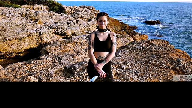 Gagging on cock and eating ass during submissive training