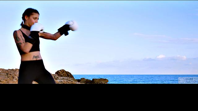 Gagging on cock and eating ass during submissive training