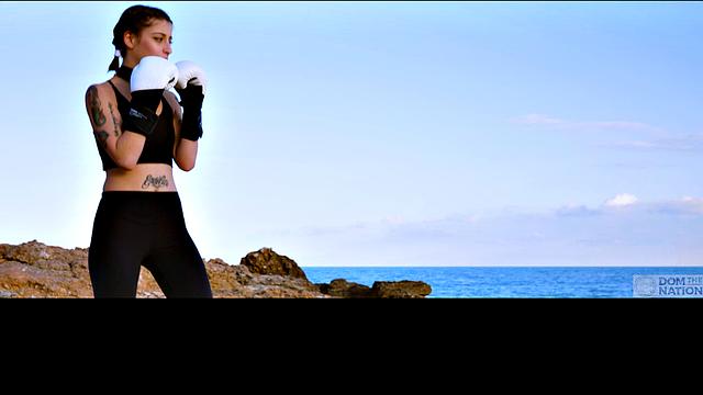 Gagging on cock and eating ass during submissive training