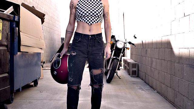 Busty TS lady licks and fucks hairy babe after getting sucked