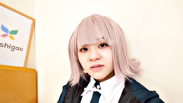 Cutie Saeko Ishiki comes to see with a cute cosplay