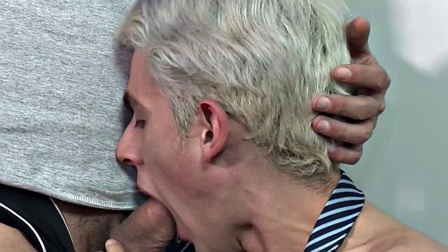 Moustache mature getting service