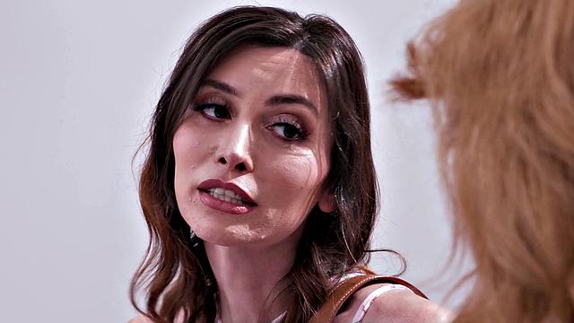 DEVILS FILM - Hot Trans Erica Cherry and Korra Del Rio Take Turns with Big Cock In Their Ass