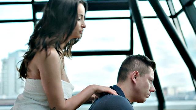 JOYMII - Cute Horny Brunette Alyssia Kent Distracts Her Boyfriend To Have Some Sex