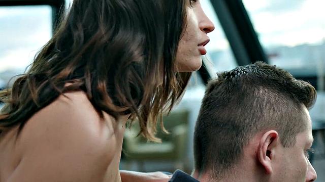 JOYMII - Cute Horny Brunette Alyssia Kent Distracts Her Boyfriend To Have Some Sex