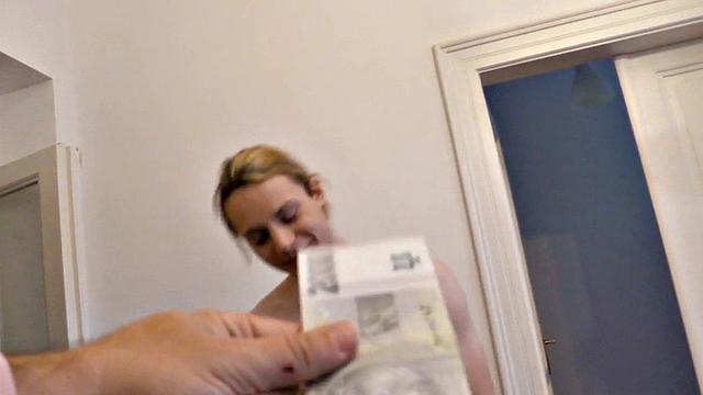 Euro twink fucked in POV by landlord to pay rent