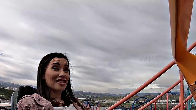 Flashing at the Theme Park