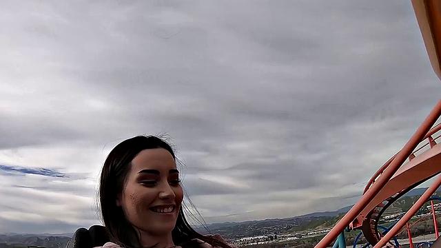 Flashing at the Theme Park