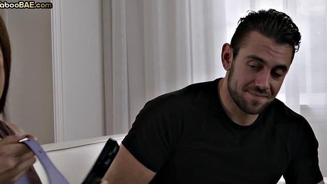 Naughty babe doggystyled by lover