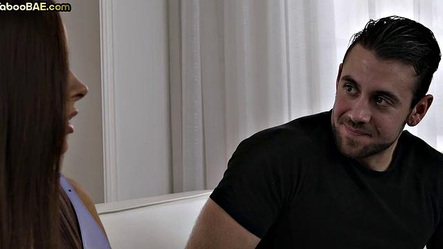 Naughty babe doggystyled by lover