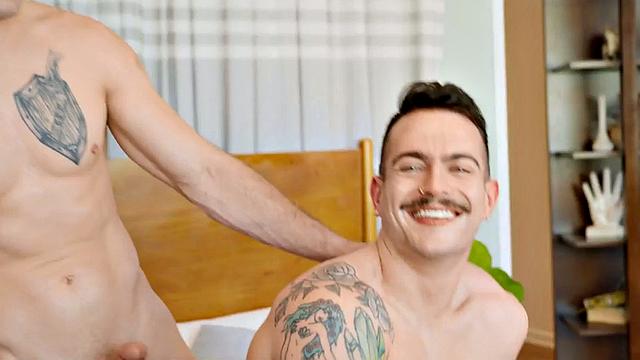 Ass jock pounded in tight asshole in doggystyle