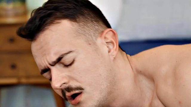 Ass jock pounded in tight asshole in doggystyle