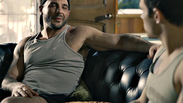 Weird stud barebacked by stepbrothers till cumshot