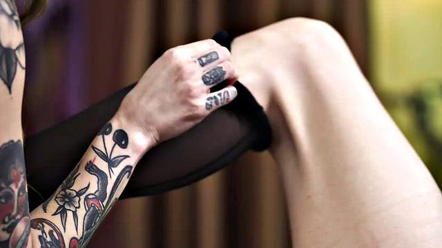 TRANSFIXED - ASMR Trans Fortune Teller Ariel Demure Fucks Hot Tattooed Customer Vanessa Vega