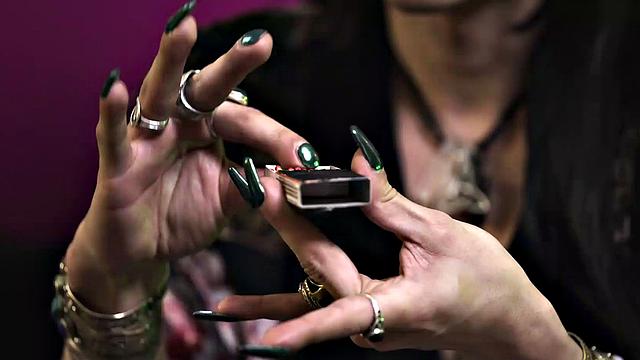 TRANSFIXED - ASMR Trans Fortune Teller Ariel Demure Fucks Hot Tattooed Customer Vanessa Vega