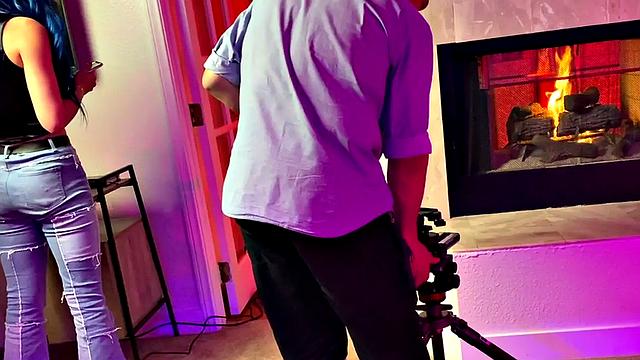 Strapon tattooed queer in underwear fucks 21yo in 3some