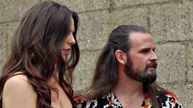 CFNM femdom babes seduce guys cock with group BJ and HJ