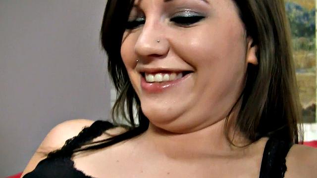 Handjob-loving small-titted bae teasing lover in POV