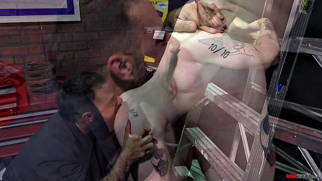 Nick Milani gets deep and dirty with Teddy Torres in the garage