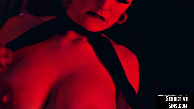 Big-titted stunning babe gets anal banged