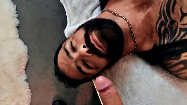 Sexy gay fucks his friend in tight anal hole