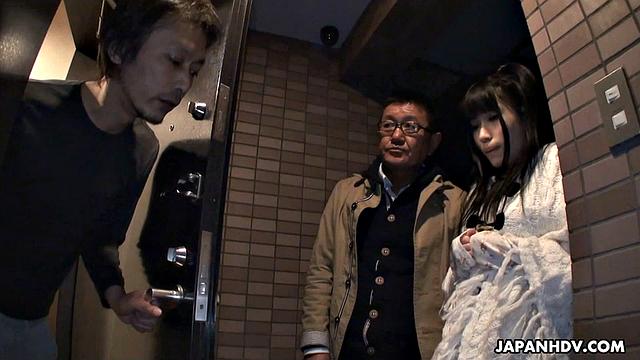 Runa Kobayashi does whatever she is told and a stranger fucks her