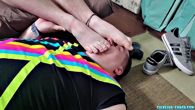 Ryan Chills With Foot Worship - Ryan &amp;amp; Matt